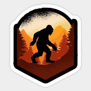 Funny Bigfoot and Sasquatch T Shirts Sticker